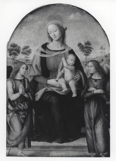 A. C. Cooper — Antonio del Ceraiolo - sec. XVI - Madonna con Bambino e angeli — insieme